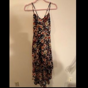 Floral High Low Dress